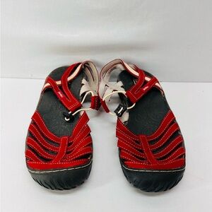 Jambu Red Women's Mary Jane Sandals‎